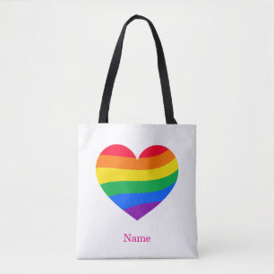 Retro Regenbogenherz - Süße farbenfrohe abstrakte