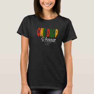 Retro Reggae Music One Drop Jamaica Roots & Cultur T-Shirt