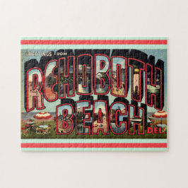Retro Rehoboth Beach 11x14 Puzzle