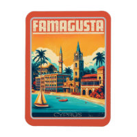 Retro Reise Famagusta Beach Zypern Souvenirgeschen