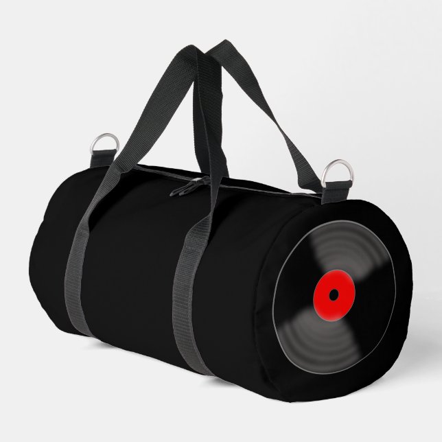 Retro-Reisetasche Duffle Bag (Linke Seite)