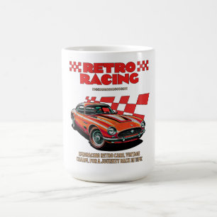 RETRO-RENNEN-KAFFEETASSE KAFFEETASSE
