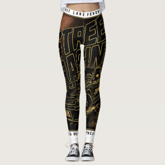 Retro-Rennfieber-Sportwagen-Kunst Leggings