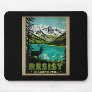 Retro Residence Alt Us Nationalpark Nps Service Mousepad
