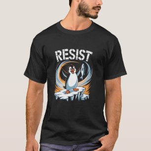 Retro Resist Die Pinguine Vintage Lustig Männer F T-Shirt