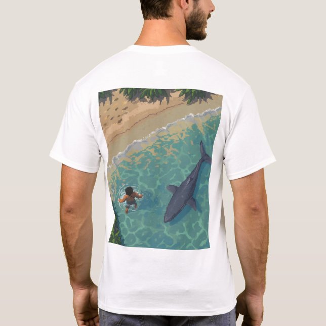 Retro Respac: Stardew Valley Style 8 Bit Video Ga T-Shirt (Rückseite)