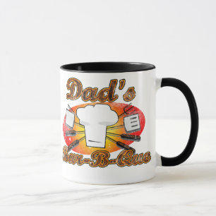 Retro Restaurant, das Bar-b-Que des Vaters Tasse