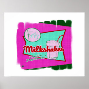 Retro Restaurant-Plakat Poster