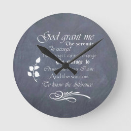Retro-Retro für das Gebetsgeschenk Runde Wanduhr