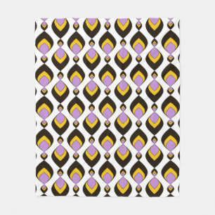 Retro, Retro-Ornament Fleecedecke