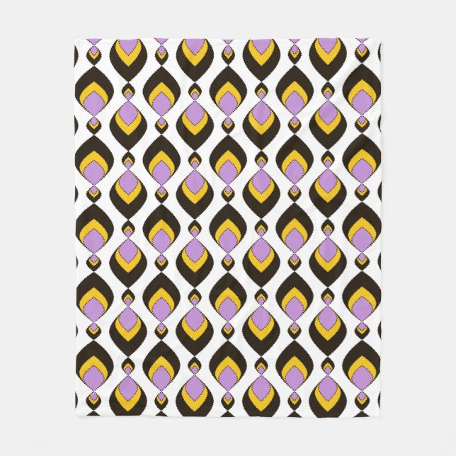 Retro, Retro-Ornament Fleecedecke (Vorderseite)