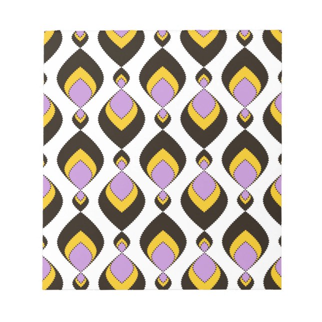 Retro, Retro-Ornament Notizblock (Vorderseite)