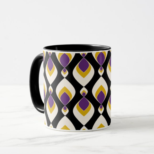Retro, Retro-Ornament Tasse (Vorderseite Links)