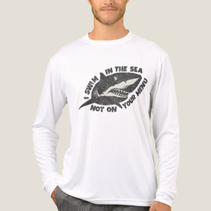Retro-Rettung der Haie Tri-Blend Shirt
