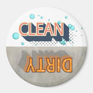 Retro-reversibler Geschirrspüler mit sauberer Wäsc Magnet