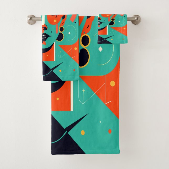 Retro-Revival Badhandtuch Set (Insitu)