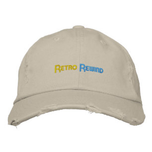 Retro Rewind Distressive Stylesheft Bestickte Baseballkappe