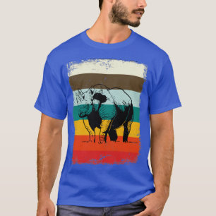 Retro Rhinoceros Rhino T-Shirt