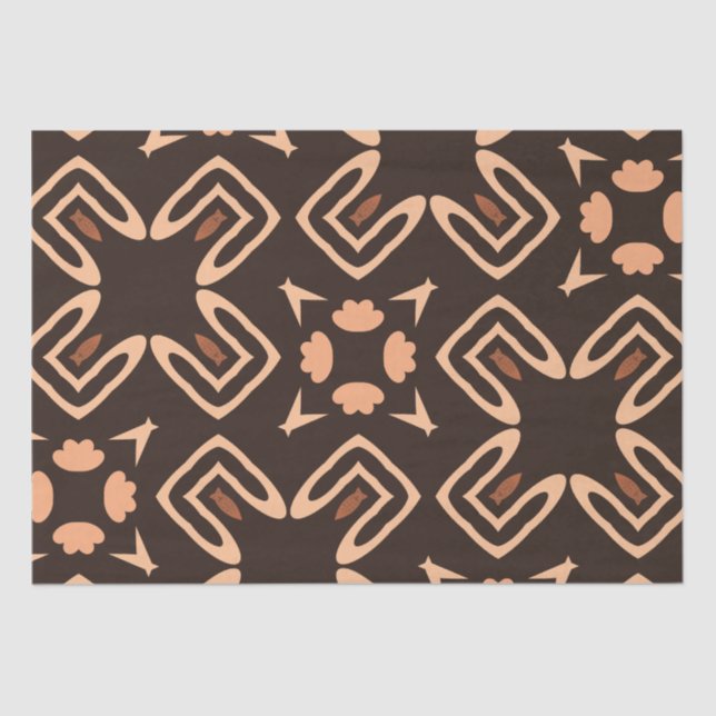 Retro-Rhythmus Seidenpapier (Vorderseite)