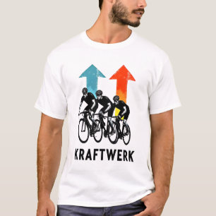 Retro Ride Revolution: Kraftwerk Cycling Crew T-Sh T-Shirt