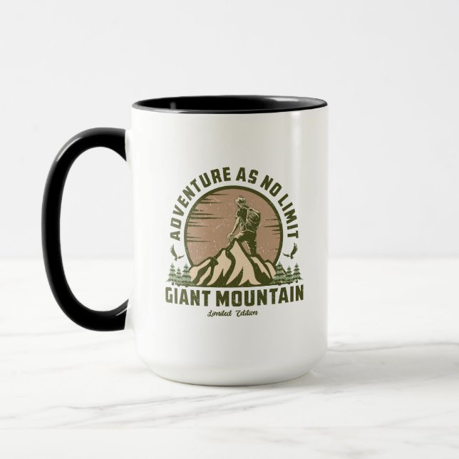 Retro Riesengebirge Wandern Tasse (Links)