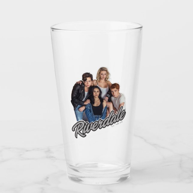 Retro Riverdale Group Graphic Glas (Vorderseite)