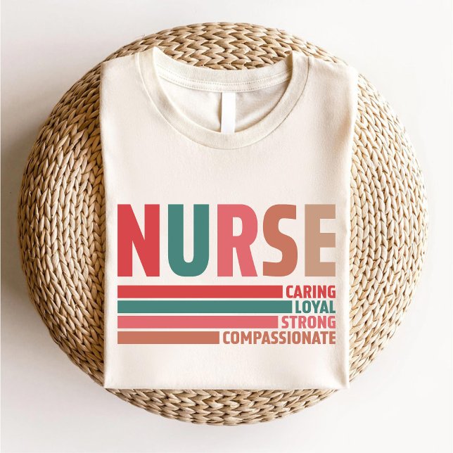 Retro RN Nurse, neue Krankenschwester, Krankenvers T-Shirt (Retro RN Nurse, New Nurse, Registered Nurse T-Shirt)
