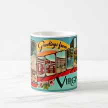 Retro-Roanoke, VA-Kaffeetasse