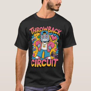 Retro Robot 90er-Jahre Hip Hop Design - Fun Cartoo T-Shirt