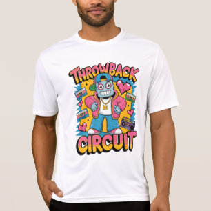 Retro Robot 90er-Jahre Hip Hop Design - Fun Cartoo T-Shirt