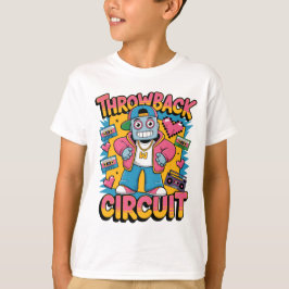 Retro Robot 90er-Jahre Hip Hop Design - Fun Cartoo T-Shirt