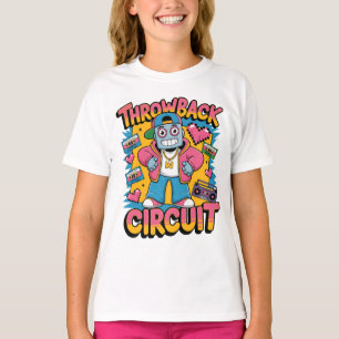 Retro Robot 90er-Jahre Hip Hop Design - Fun Cartoo T-Shirt