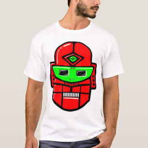 Retro Robot Head - Maßgeschneidert T-Shirt