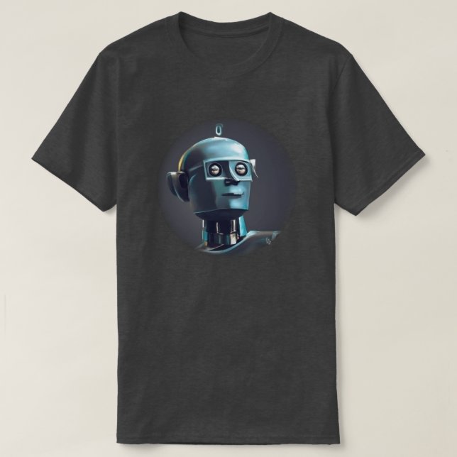 Retro Robot T - Shirt (Design vorne)