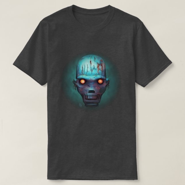 Retro Robot T - Shirt (Design vorne)