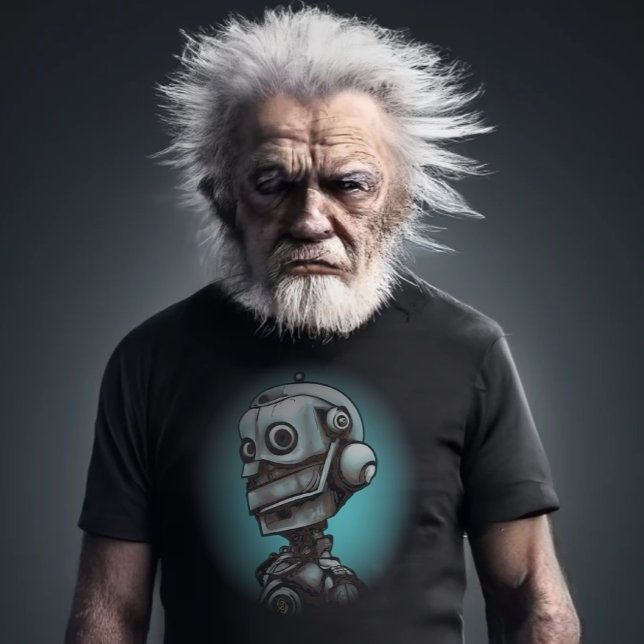 Retro Robot T - Shirt (Von Creator hochgeladen)