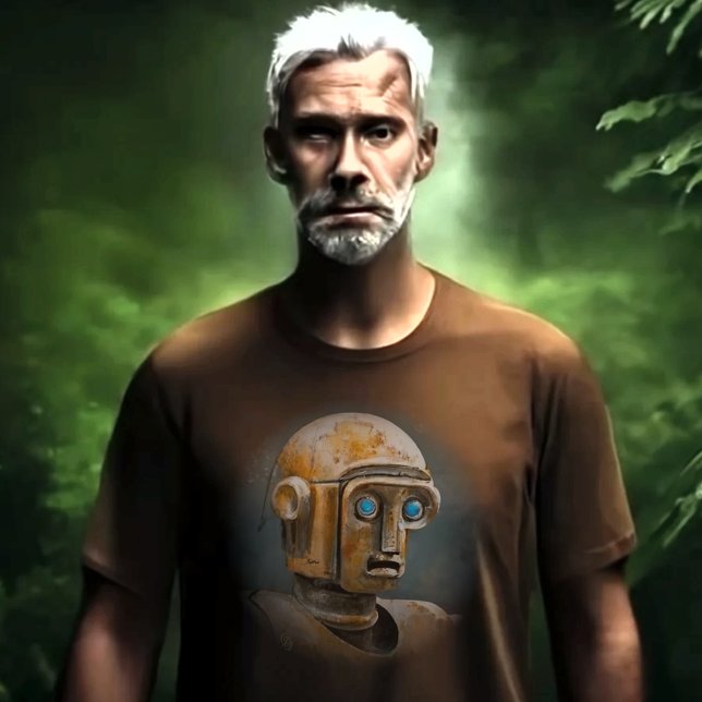 Retro Robot T - Shirt (Von Creator hochgeladen)