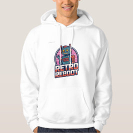 Retro Robot: Vintage Futuristic T-Shirt Hoodie