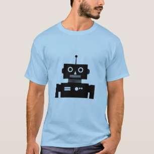 Retro Roboter-Form-Shirt T-Shirt