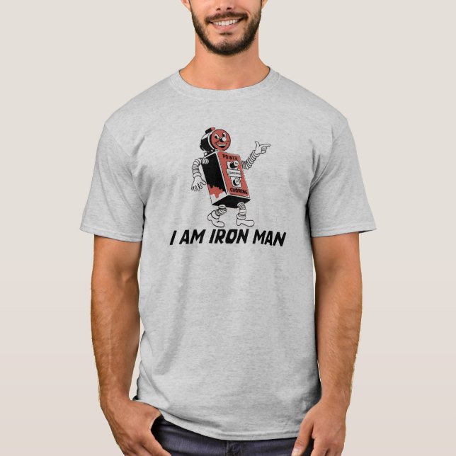 "Retro-Roboter"-T-Shirt T-Shirt (Vorderseite)