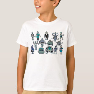 Retro Roboterliebhaber für Kinder! Spaß, niedlich T-Shirt