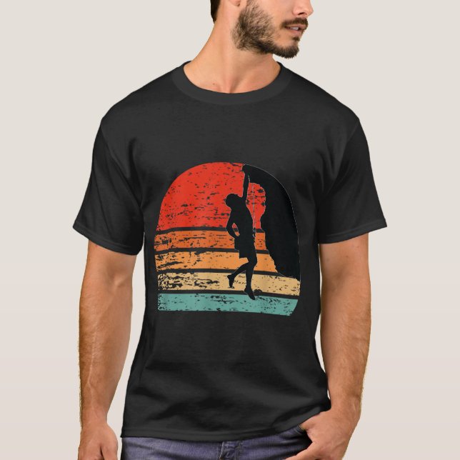 Retro Rock Climber Vintag T-Shirt (Vorderseite)