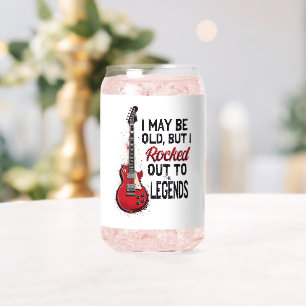 Retro-Rock-Gitarre Klassisches Musik-Nostalgie-Des Dosenglas
