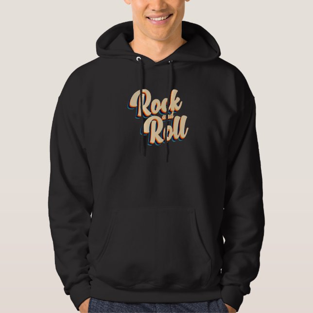 Retro Rock 'n' Roll  2 Hoodie (Vorderseite)