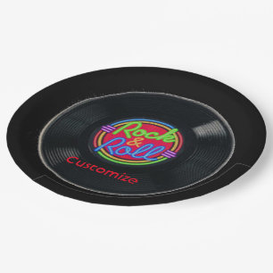 Retro Rock & Roll Vinyl Paper Teller 2