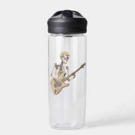 Retro Rock Skeleton Guitar Graphic Trinkflasche