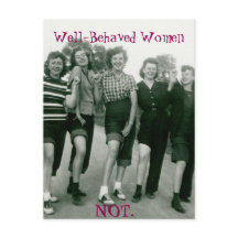 Retro/Rockabilly-Frauen-Postkarte