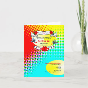 Retro Rockabilly Wedding Einladung