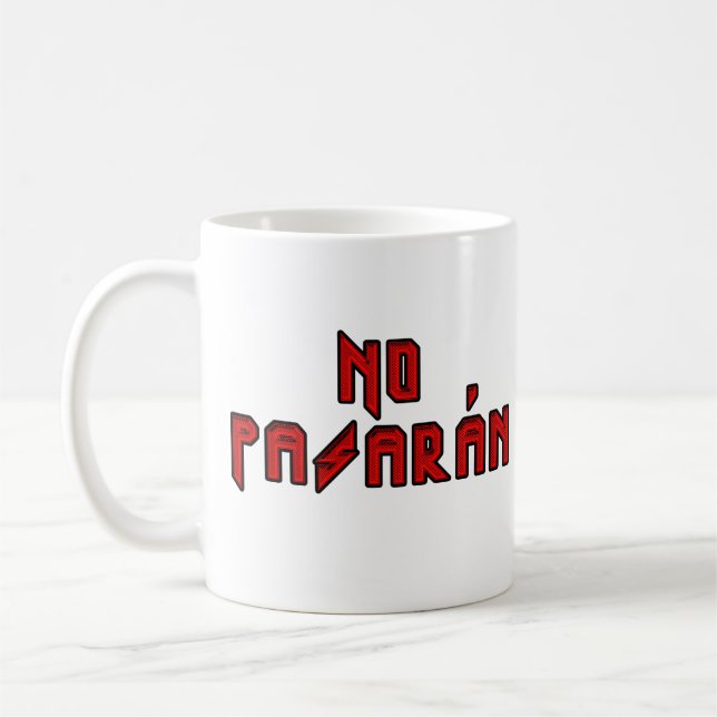 Retro Rocker - No Pasaran Kaffeetasse (Links)