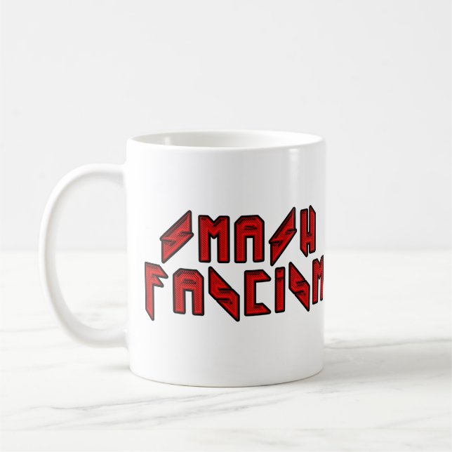 Retro Rocker - Schmutz Faschismus Kaffeetasse (Links)